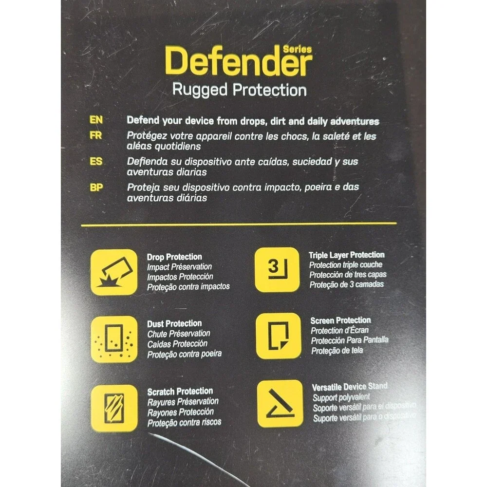 Lot of 3 OTTERBOX Defender Case for iPad Mini 4 - Black Rugged Protection New